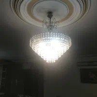 3تالوستر کریستالی بدنه برنز|لوستر و چراغ آویز|فردیس, شهرک گلها|دیوار