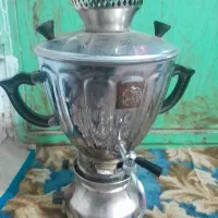 سماور گازی قدیمی برنجی