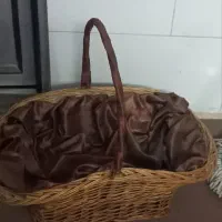 سبد حصیری|صنایع دستی و سایر لوازم تزئینی|قم, باجک یک|دیوار