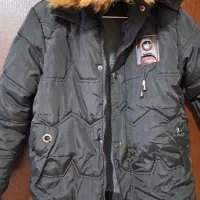 کاپشن تو خزدار پسرانه سایز نوجوان