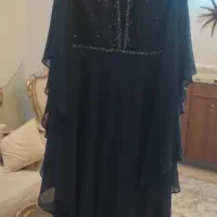لباس مجلسی سرمه ای سایز۴۴تا۴۶