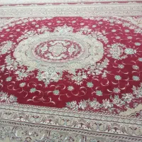 قالی3/4هفتصد شانه وقالیچه دست بافت 2/3