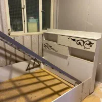 تخت دو نفره همراه با تشک