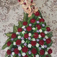 گل مصنوعی رز مخمل