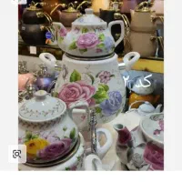 کتری رو گازی طرح گل|قوری، کتری، قهوهساز دستی|هشتگرد, شهرک ایران خودرو|دیوار