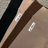 لباس شلوار اسلش  لگ کبریتی کرک دار