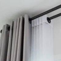 پرده پانچ مدل دوتاچ|پرده، رانر، رومیزی|فردیس, فردیس|دیوار