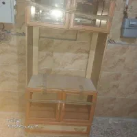 زیرتلویزن ام دی اف شیشیه رفلاکس|میز تلویزیون|شیراز, تلخ داش|دیوار