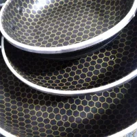 ماهیتابه (سه تابه) در دو رنگ مشکی،صورتی تفلون نسوز