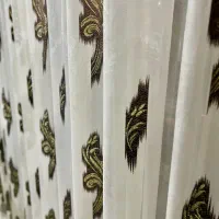 پرده حریر به همراه ۲عدد والان (جنس ترک)|پرده، رانر، رومیزی|رشت, شهرک قدس|دیوار