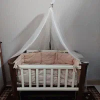 تخت گهواره چوبی میلان مدل جودیکو