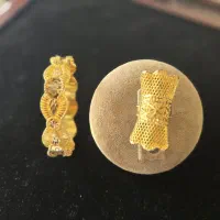 دست بند و انگشتر  قیمت خود طلا فقط