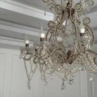 ۲ عدد لوستر کریستالی|لوستر و چراغ آویز|تهران, جنت‌آباد شمالی|دیوار