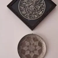 سینی مسی قلم زنی شده