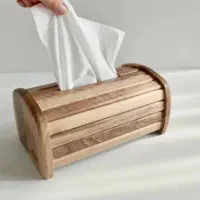 باکس دستمال کاغذی تمام چوب با چوب جنگلی فوق مقاوم