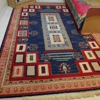 یک عددقالی ۶ متری نقش گبه قشقایی تمیز|فرش|شیراز, زرهی|دیوار