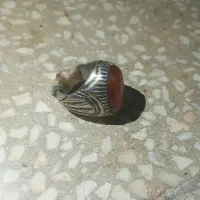 انگشتر نقره با نگین عقیق|جواهرات|کاشان, پشت شهربانی|دیوار