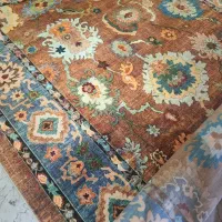 دو تخته فرش 6 متری نخ ابریشم