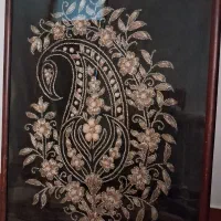 تابلو سرمه دوزی  طرح  دوخت برجسته