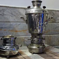 سماور نفتی برنجی قدیمی|سماور، چای‌ساز، قهوه‌ساز|آران و بیدگل, |دیوار