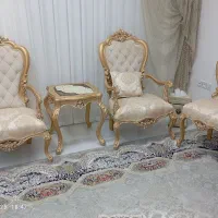 مبل در حد نو و میز نهارخوری نو|مبلمان خانگی و میز عسلی|ابرکوه, |دیوار