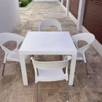 میز و صندلی ۴نفره ویلای