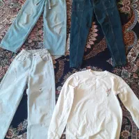 ۳عددشلوار نو با ی تیشرت فقط ۶۰۰تومان مفت