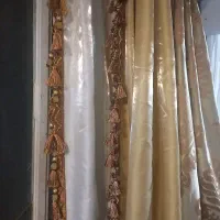 پرده طلایی جنس درجه یک