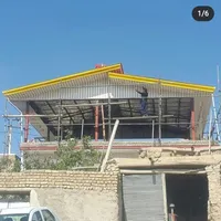 اجرای ونصب شیروانی سوله