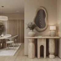 شلف طبقه کنسول ویترین میزجلومبلی
