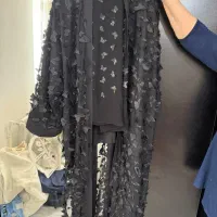 مانتو مجلسی حریر و طلاکوب