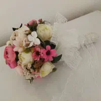 دسته گل عروس|گل مصنوعی|همدان, |دیوار