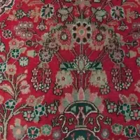تابلو فرش  ابریشم کاشان اواخر دوره صفویه