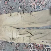 شلوار کارگو کرم رنگ شلوار لی سایز۳۴
