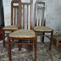 صندلی چوبی ۳ عدد