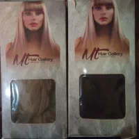 دو عدد کلاهگیس موی زنانه طبیعی بلند