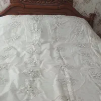 رو تختی ساتن دونفره کارشده