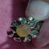 انگشتر نقره قدیمی (خط)آیه قرآن به وزن۶گرم۳۰۰سوت