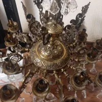 لوستر «برنج وبرنز اصل»|لوستر و چراغ آویز|شیراز, شهرک گلستان|دیوار