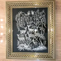 قاب خاتم کاری قلم زنی اصلی