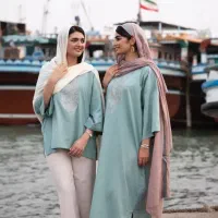 گلدوزی انواع پیراهن و شلوار خوس لنگه ایی