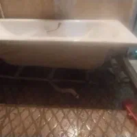 وان با پایه فلزی محکم اندازه ۶۰عرض طول ۱۸۰|لوازم حمام|زنجان, |دیوار