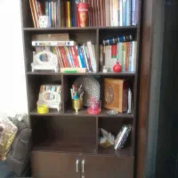 کتابخانه|کتابخانه، شلف، قفسه‌های دیواری|تهران, دزاشیب|دیوار