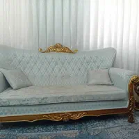 مبل هفت نفره با میز وسط و یک عسلی