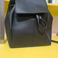 کیف کوله پشتی مشکی دخترانه چرم مصنوعی