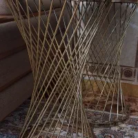 میز عسلی فلزی طلایی نو|مبلمان خانگی و میز عسلی|ملارد, |دیوار