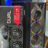 کیس گیمینگ I314100Fگرافیک RX5500XT ASUS آکبند