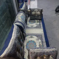 شاه نشین ترمه اصل ۷تکه|پشتی|اصفهان, امامزاده اسماعیل|دیوار