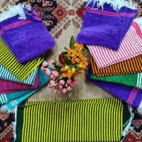 منسوجات خانگی نخی و مخمل  سنتی دستبافت|سفره، حوله، دستمال آشپزخانه|دامغان, |دیوار