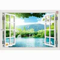 فروش و نصب کاغذ دیواری و پوستر سه بعدی و نقاشی|خدمات پیشه و مهارت|مشهد, هدایت|دیوار